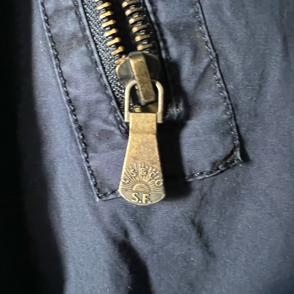 Levi's Navy Utility Jacket - Picture 3 of 16